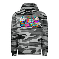 Slate Camo pride lgbtq coffee cups Premium Hoodie - OliviaCreatesArt