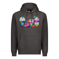 Smoke pride lgbtq coffee cups Premium Hoodie - OliviaCreatesArt