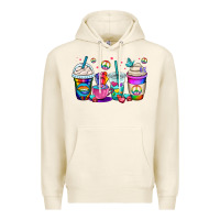 Tofu pride lgbtq coffee cups Premium Hoodie - OliviaCreatesArt
