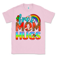 Bubblegum Pink Pride LGBTQ Free Mom Hugs Classic Tee - BundleAndBundleShop
