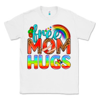 White Pride LGBTQ Free Mom Hugs Classic Tee - BundleAndBundleShop