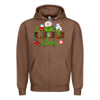 Chestnut therapy claus Zipper Hoodie - CowGirlArtShop