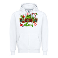 White therapy claus Zipper Hoodie - CowGirlArtShop