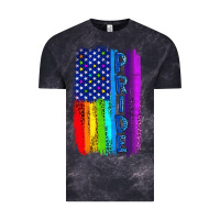 Cloud Black Pride LGBTQ+ American Flag Vintage Tee - BundleAndBundleShop
