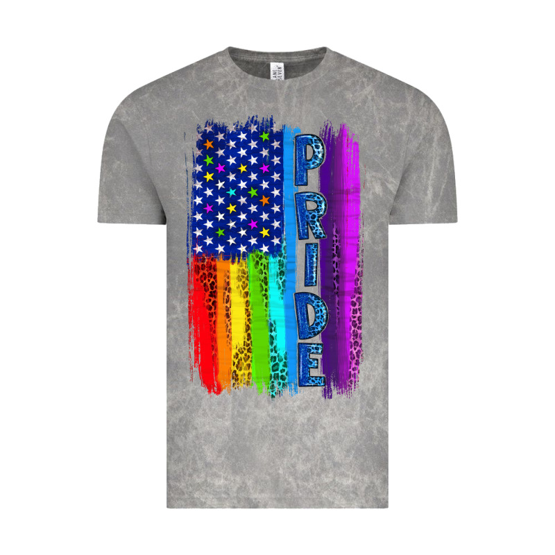 Pride Lgbtq+ American Flag Vintage Tee by BundleAndBundleShop | Teevron