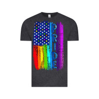 Vintage Black Pride LGBTQ+ American Flag Vintage Tee - BundleAndBundleShop