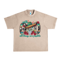 French Oak With God All Things Are Possible With Sombrero Sku Urban Heavy Tee - BundleAndBundleShop