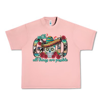 Salmon With God All Things Are Possible With Sombrero Sku Urban Heavy Tee - BundleAndBundleShop