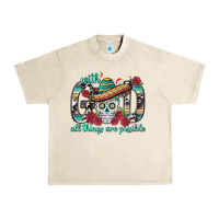 Sandshell With God All Things Are Possible With Sombrero Sku Urban Heavy Tee - BundleAndBundleShop
