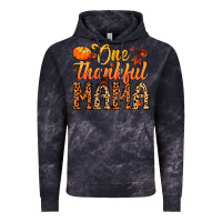 Cloud Black one thankful mama Vintage Hoodie - MaliasSmallBusiness