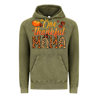 Vintage Olive one thankful mama Vintage Hoodie - MaliasSmallBusiness