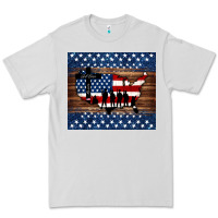 God Bless America American Flag Tumbler Premium Tee | Teevron