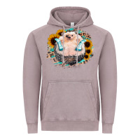 Vintage Zinc Sunflower Leopard Hedgehog Vintage Hoodie - Jasminsmagicworld