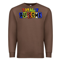 Chestnut Totally au-some Premium Sweatshirt - FaDigitalArtStudio