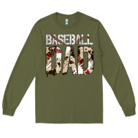 Army Green Baseball American Dad Long Sleeve Tee - Bettercallsaul
