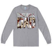 Heather Grey Baseball American Dad Long Sleeve Tee - Bettercallsaul
