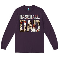 Plum Baseball American Dad Long Sleeve Tee - Bettercallsaul