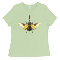 Matcha Hercules Beetle With Wings Ladies Tee - LillyAllenDesigns
