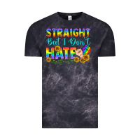 Cloud Black LGBTQ+ Straight But I Don't Hate Vintage Tee - BundleAndBundleShop