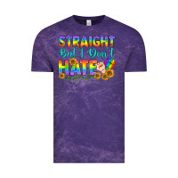 Cloud Purple LGBTQ+ Straight But I Don't Hate Vintage Tee - BundleAndBundleShop