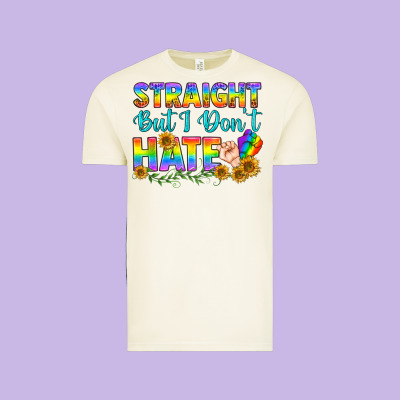 Lgbtq+ Straight But I Don't Hate Vintage Tee Designed By Bundleandbundleshop