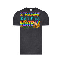 Vintage Black LGBTQ+ Straight But I Don't Hate Vintage Tee - BundleAndBundleShop