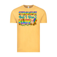 Vintage Mustard LGBTQ+ Straight But I Don't Hate Vintage Tee - BundleAndBundleShop
