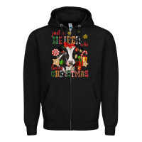 Black just a heifer who loves christmas cow Zipper Hoodie - CowGirlArtShop