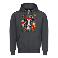 Smoke just a heifer who loves christmas cow Zipper Hoodie - CowGirlArtShop