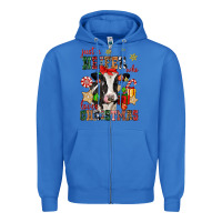 True Royal just a heifer who loves christmas cow Zipper Hoodie - CowGirlArtShop