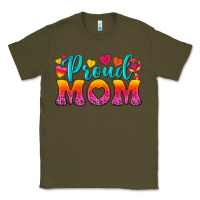 Army Green Proud Mom Lesbian Classic Tee - BundleAndBundleShop