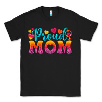 Black Proud Mom Lesbian Classic Tee - BundleAndBundleShop