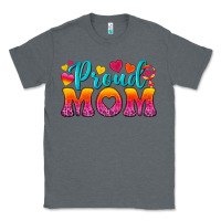 Charcoal Heather Proud Mom Lesbian Classic Tee - BundleAndBundleShop