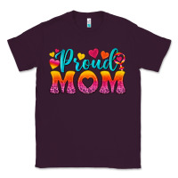 Plum Proud Mom Lesbian Classic Tee - BundleAndBundleShop