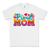 White Proud Mom Lesbian Classic Tee - BundleAndBundleShop