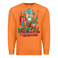 Carrot Dental Assistant Dentist Frappe Premium Sweatshirt - FaDigitalArtStudio
