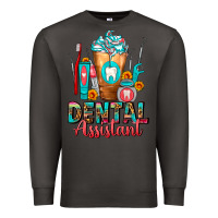 Smoke Dental Assistant Dentist Frappe Premium Sweatshirt - FaDigitalArtStudio