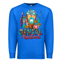 True Royal Dental Assistant Dentist Frappe Premium Sweatshirt - FaDigitalArtStudio