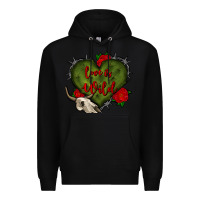 Black love is wild with bullskull olivia Premium Hoodie - OliviaCreatesArt
