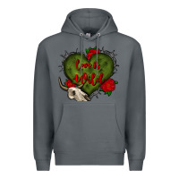 Rock love is wild with bullskull olivia Premium Hoodie - OliviaCreatesArt