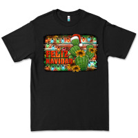 Black feliz navidad merry christmas cactus Premium Tee - Jasminsmagicworld