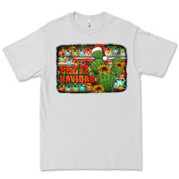 Dove Grey feliz navidad merry christmas cactus Premium Tee - Jasminsmagicworld
