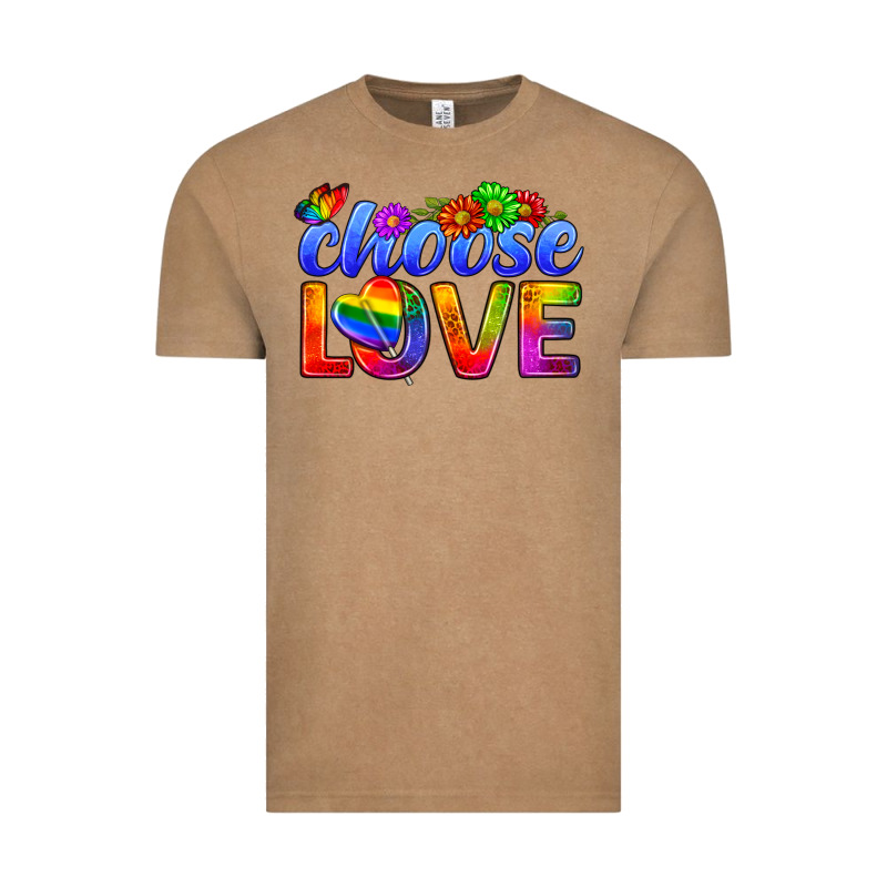 Pride Lgbtq+ Choose Love Vintage Tee by BundleAndBundleShop | Teevron