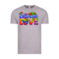 Vintage Zinc Pride LGBTQ+ Choose Love Vintage Tee - BundleAndBundleShop