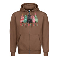 Chestnut merry and bright Zipper Hoodie - CowGirlArtShop