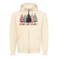 Sandshell merry and bright Zipper Hoodie - CowGirlArtShop