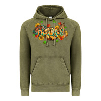 Vintage Olive thankful pumpkins Vintage Hoodie - MaliasSmallBusiness