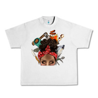 Lunar Rock Wild Camping Afro Messy Bbs Urban Heavy Tee - BundleAndBundleShop