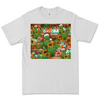 Dove Grey feliz navidad merry christmas cactus tumbler Premium Tee - Jasminsmagicworld
