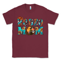Burgundy Western Rodeo Mom Classic Tee - BundleAndBundleShop